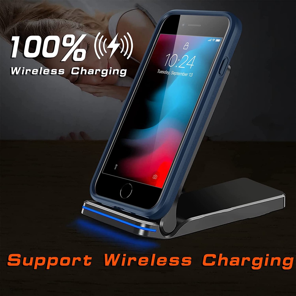 Ốp Điện Thoại Cao Su Hai Lớp Chống Trầy Siêu Bền Cho iPhone SE 2022 iPhone SE 2020/8 Plus 7 Plus 8 7 6s