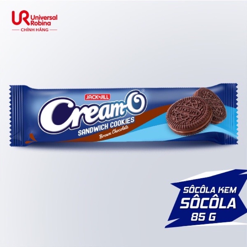 Thùng 24 Thỏi Bánh Quy Cream-O Kem chocolate 85gr