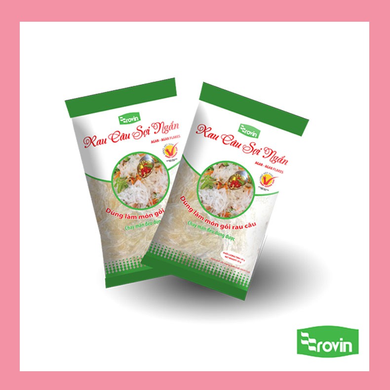 [Mã 77FMCGSALE1 giảm 10% đơn 250K] Rau câu sợi Agar agar Hoàng Yến gói 20g - bao bì mới | BigBuy360 - bigbuy360.vn