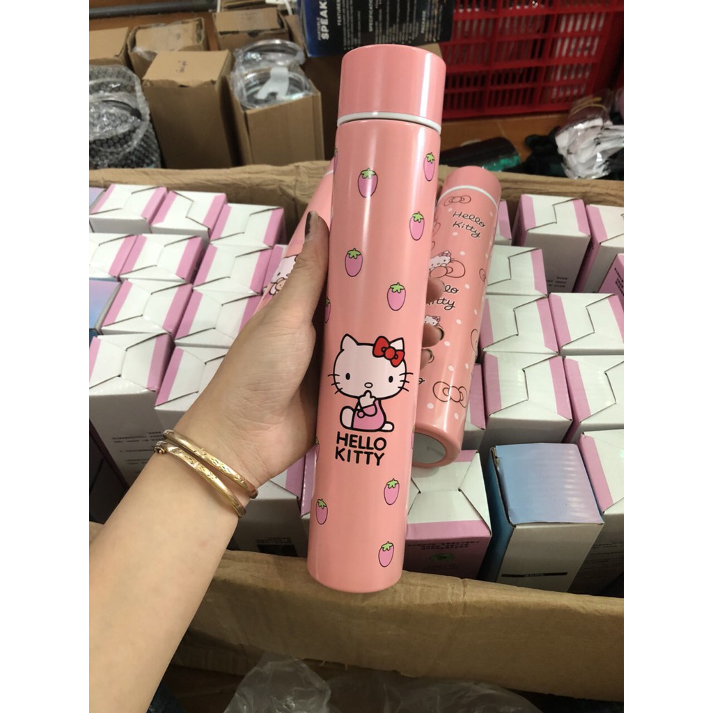 [MẪU KITTY HỒNG] Bình Giữ nhiệt hình lon nước ngọt 310ml (hàng loaik 1, dày nặng)