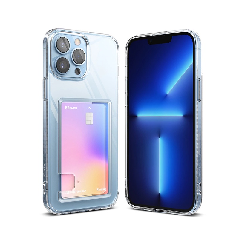 Ốp Lưng iPhone 13 Pro Max RINGKE Fusion Card - Trong Suốt