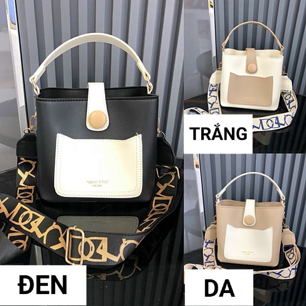 Túi tote da vừa A4 kèm ngựa túi xách nữ đeo chéo hàng đẹp SETTOTENGUA + hình thật 100%