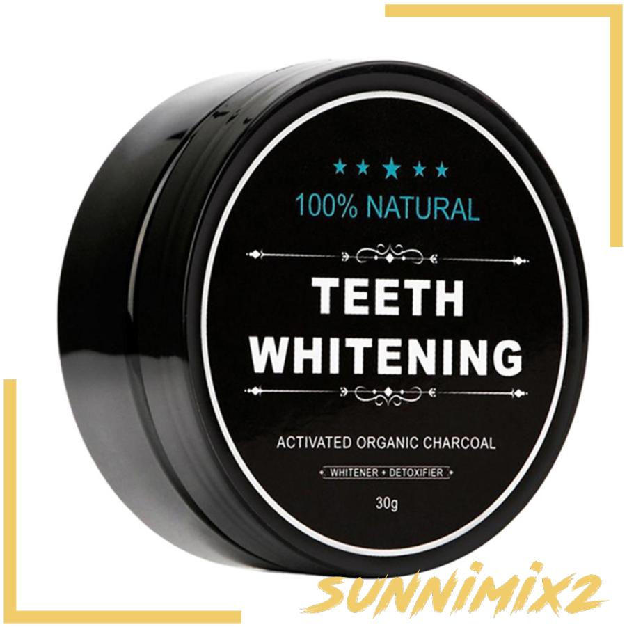 Natural Organic Activated Charcoal Powder Teeth Whitening Toothpaste 30g