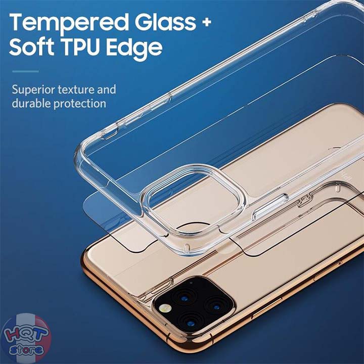 Ốp lưng kính trong suốt Benks Crystal Clear Iphone 11Pro Max / 11 Pro / 11