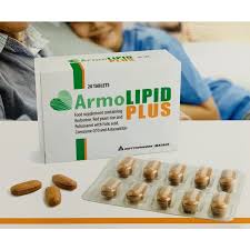 Armolipid Plus hạ mỡ máu, bảo vệ tim mạch hộp 20 viên