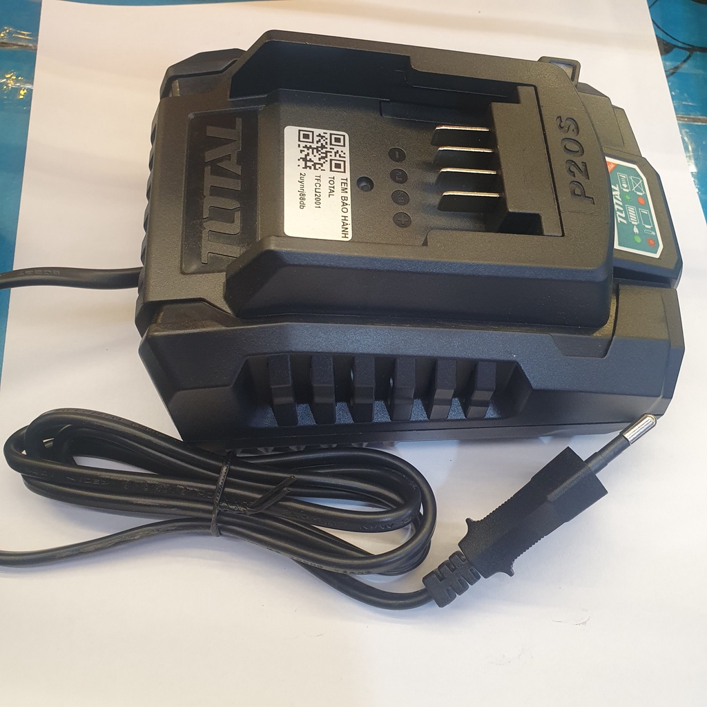 Đế sạc pin TOTAL Cục sạc pin dùng cho các dòng pin 20V của TOTAL