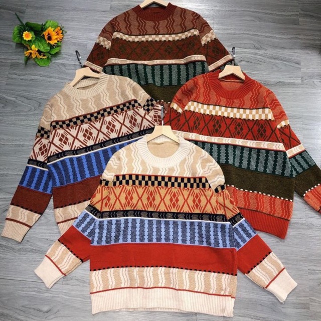 Áo len thổ cẩm
