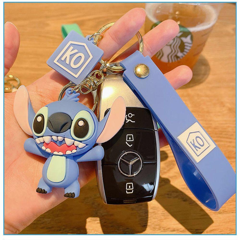 Móc Khóa Hình Búp Bê Hoạt Hình Stitch REBUY1 Bằng Silicone