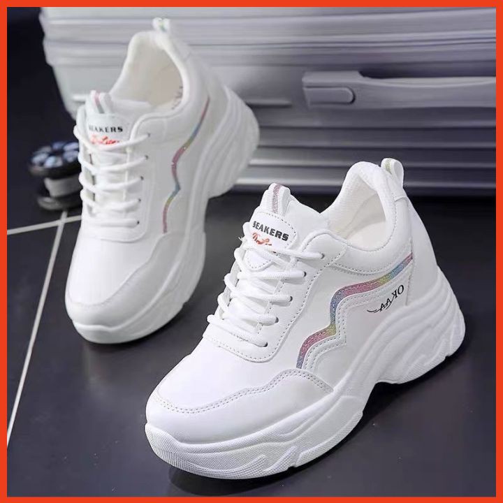 Giày Nữ Sneaker Đế Cao Thời Trang Phong Cách Hàn Quốc Giày Thể Thao Nữ Đẹp | BigBuy360 - bigbuy360.vn
