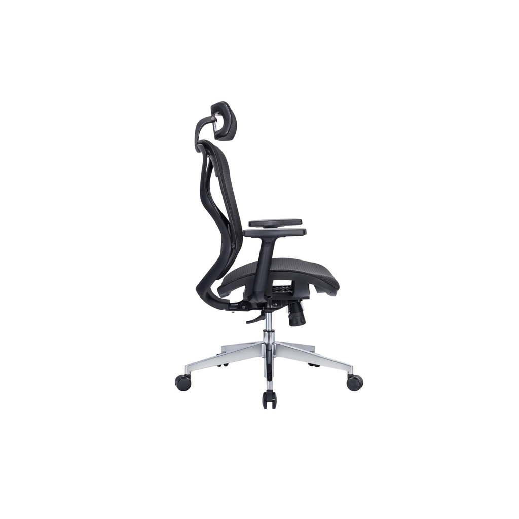 Ghế công thái học Egonomic E-Dra EEC227 - Chân ghế kim loại - Lưng ghế vải lưới - Kê tay 3D