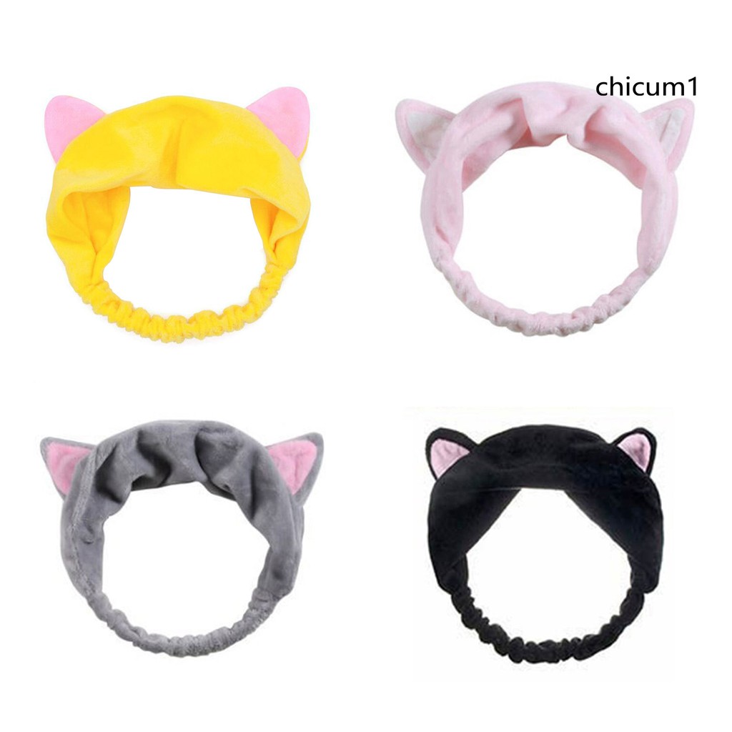 Băng Đô Tai Mèo Dễ Thương Chất Liệu An Toàn Cho Da Dành Cho Nữ