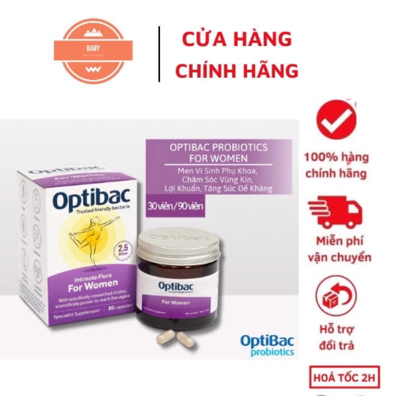 Men vi sinh Optibac tím dành cho phụ nữ - Optibac For Women