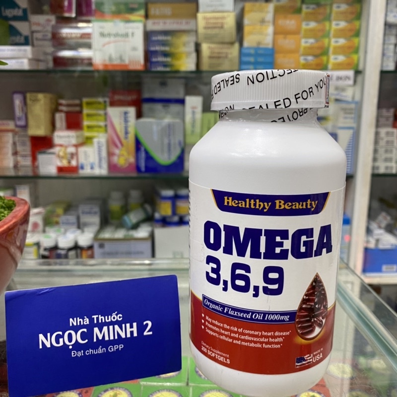 ✅ [Chính Hãng] Omega 3,6,9 Organic Flaxseed Oil Healthy Beauty Thực phẩm bảo vệ sức khoẻ