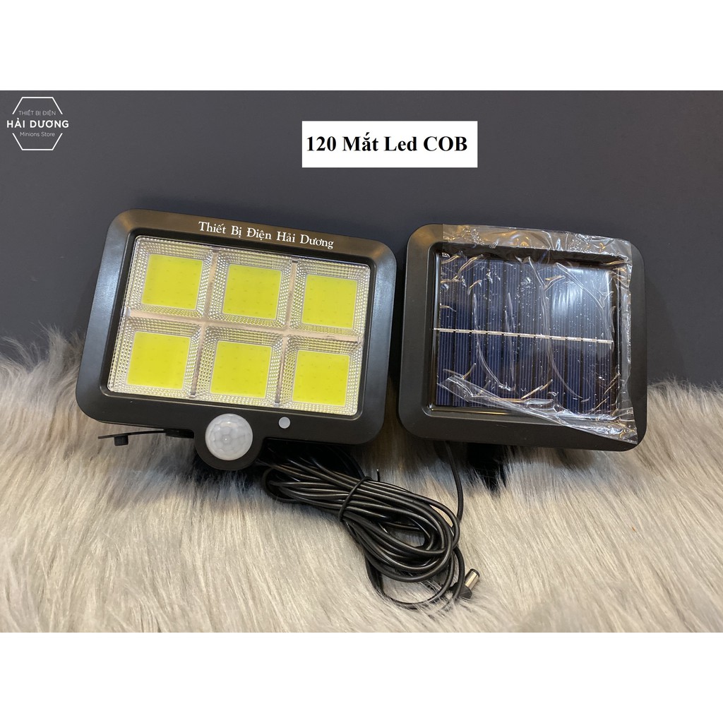 Combo 10 đèn năng lượng mặt trời 120 mắt cob
