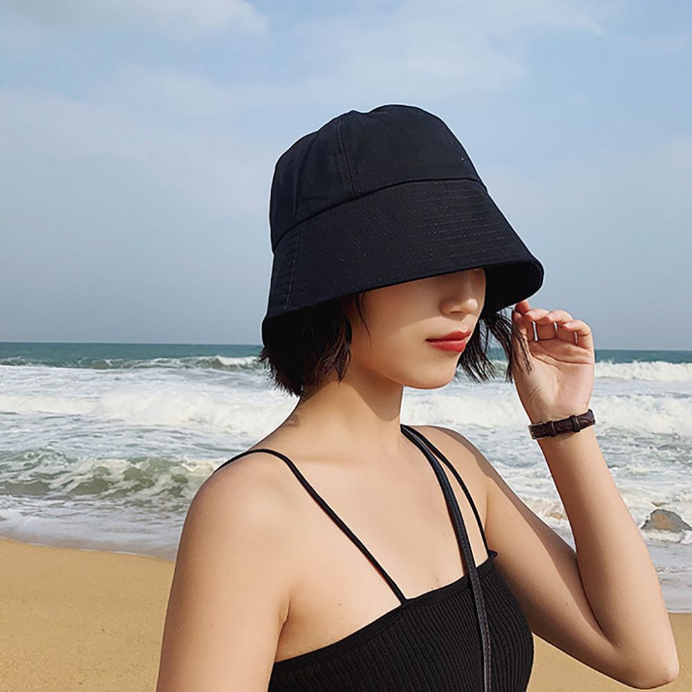 Mũ tai bèo chống nắng thoáng khí nhiều màu sắc thời trang phong cách mùa hè