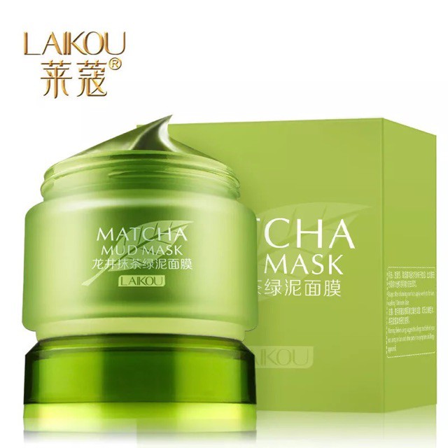 Mặt nạ bùn trà xanh Matcha Laikou 85g B101 | Thế Giới Skin Care