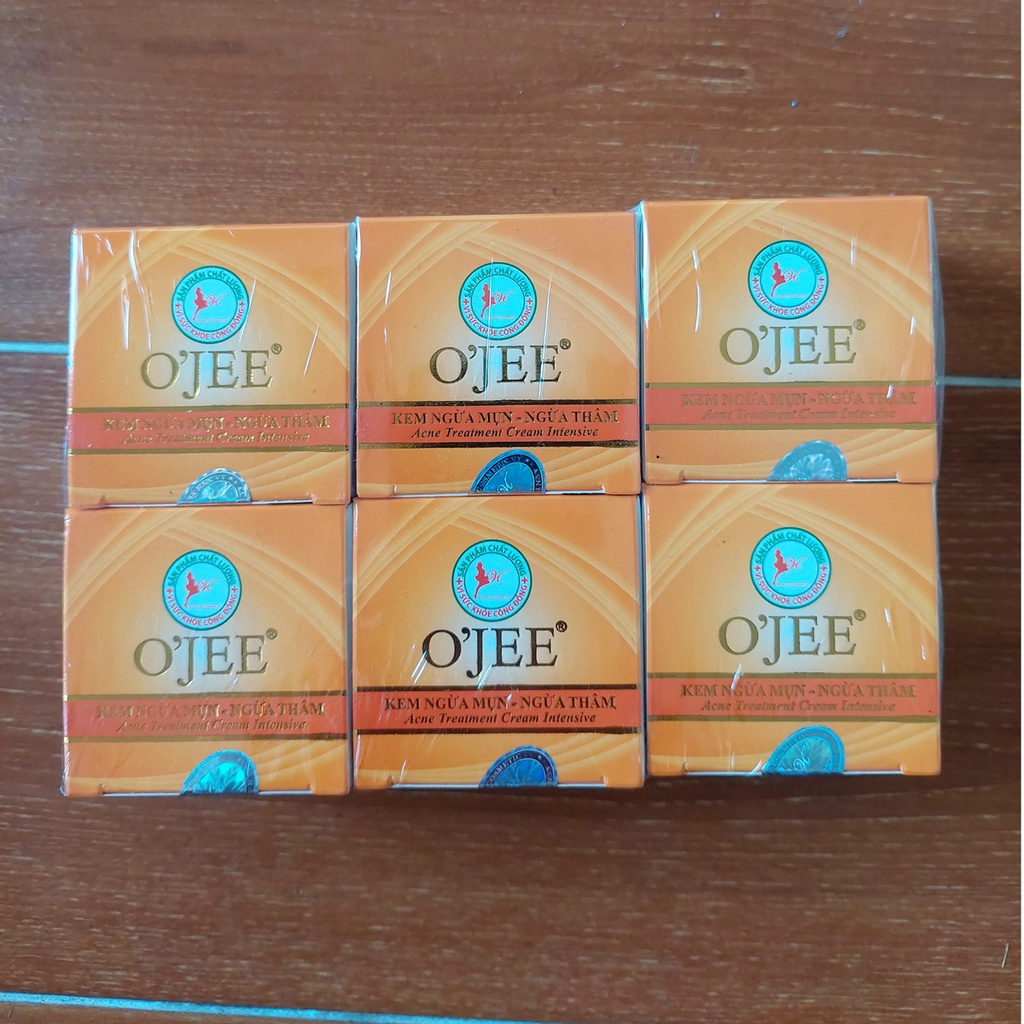 - Lốc 6 Hũ Kem OJEE mụn, nám, trắng da 6g
