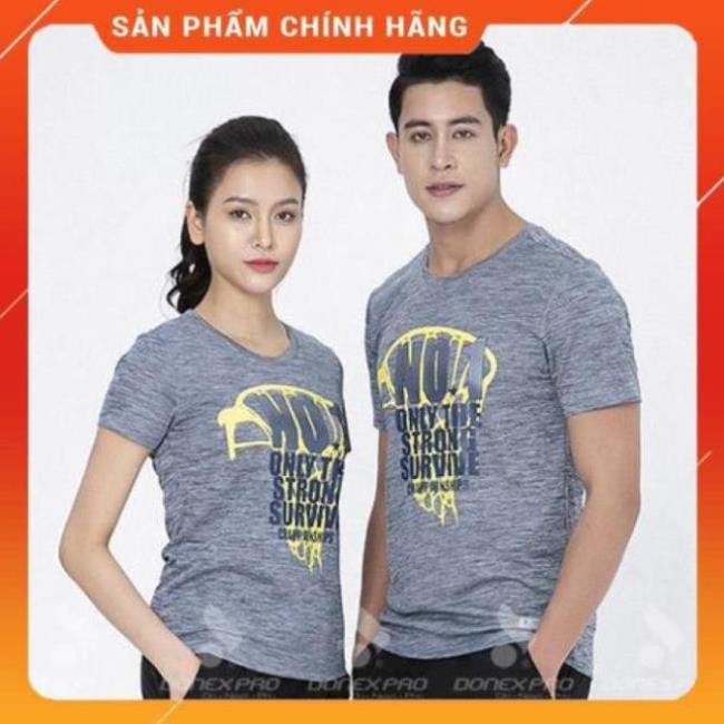 [Chính Hãng] Áo thun thể thao Nam Nữ DONEXPRO 9020 - 3620 Ghi