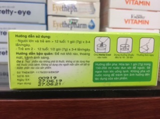 HERBA COOL - Bột sủi thanh nhiệt ( H/ 5 gói)