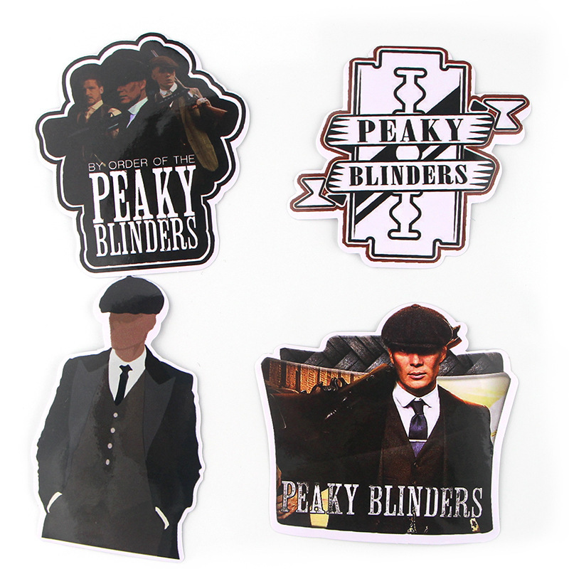 Set 18 Hình Dán Trang Trí Chống Thấm Nước In Hình Peaky Blinders