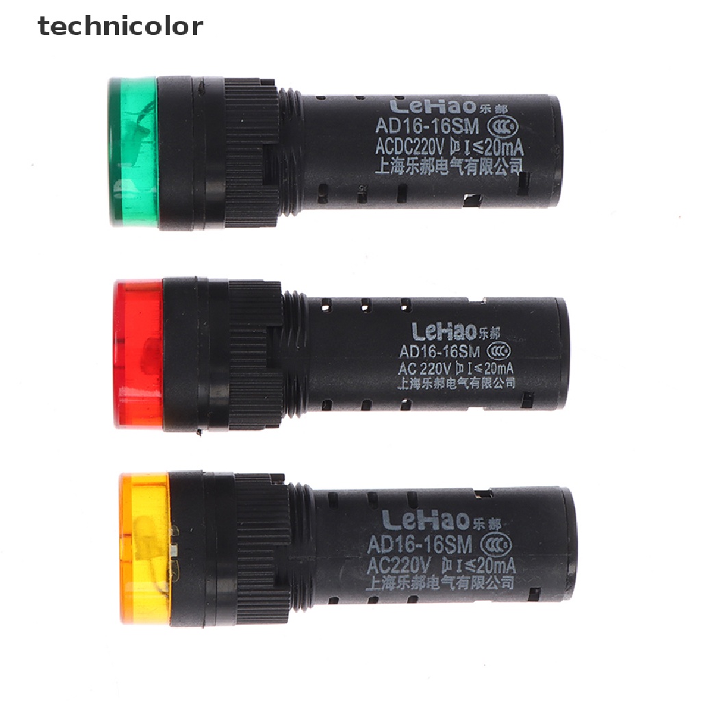 Đèn LED Tín Hiệu AD16-16SM 16mm 12V 24V 220V