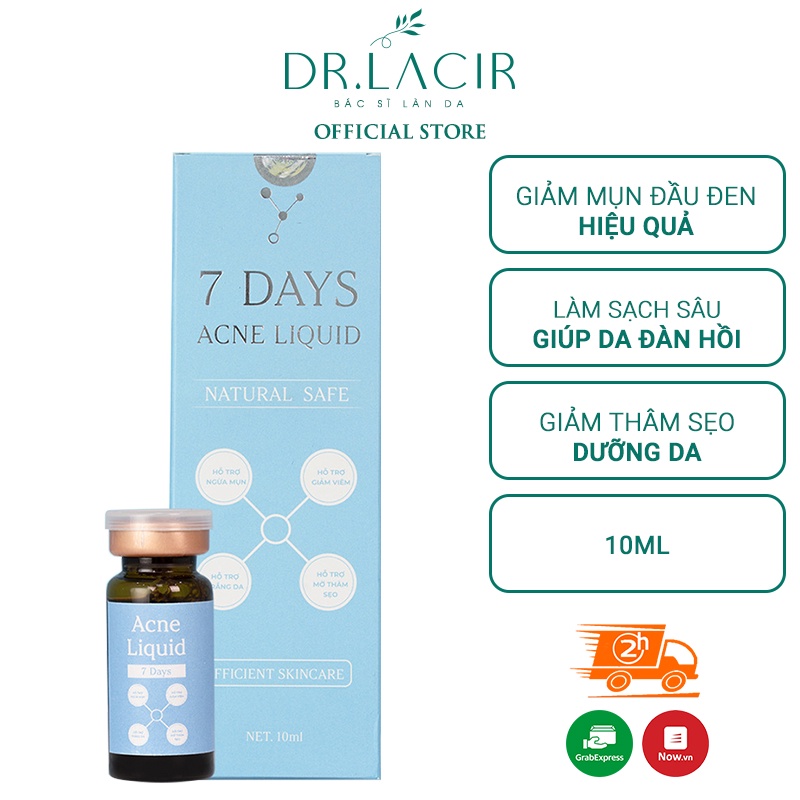 Tinh Chất Mụn 7 Ngày Dr Lacir Oubaku Anti Acne Liquid 10ml DR112