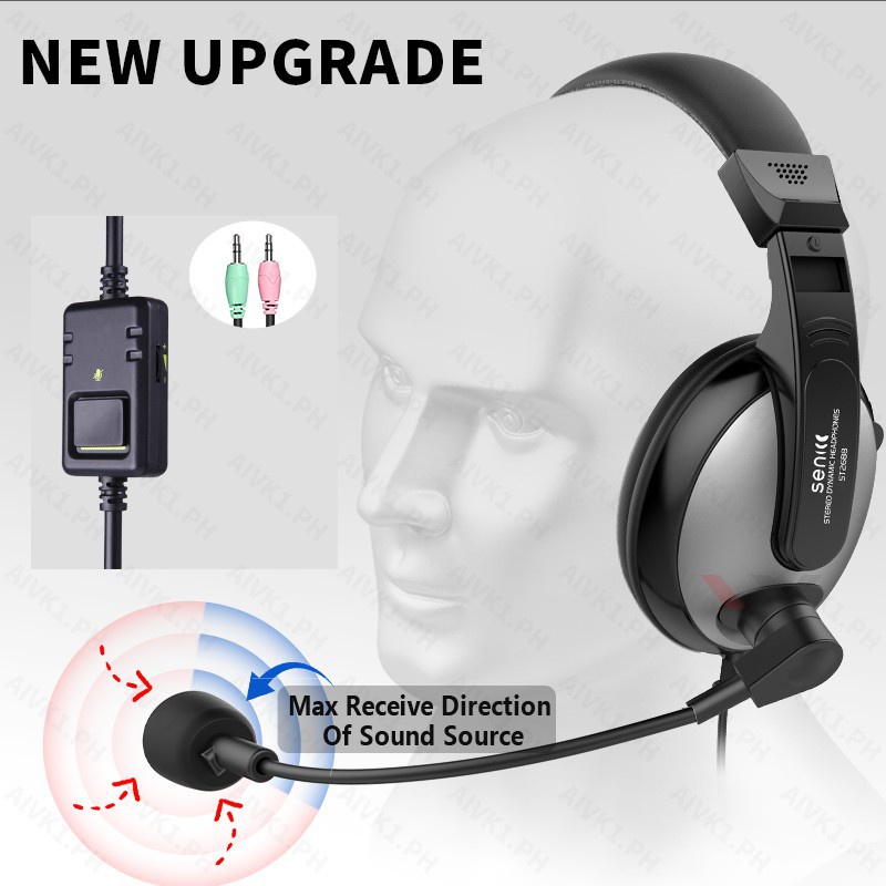 Clear headphones, noise reduction headphones with microphone