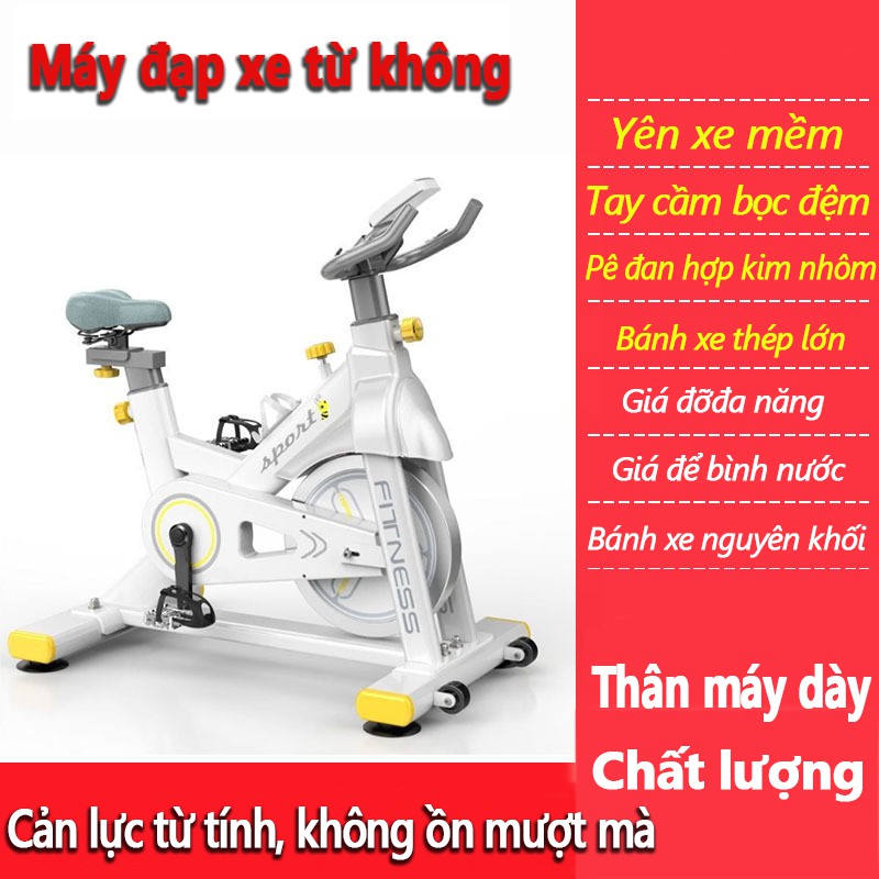 OT308W  Xe đạp tập đa năng cản lực từ tính chống mài mòn bàn đạp nhôm bánh xe thép vinhthuan.shop