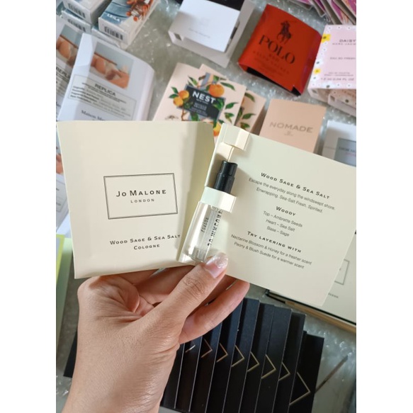 [ Ảnh thật ] Vial Nước Hoa Jo malone Wood Sage and Sea Salt
