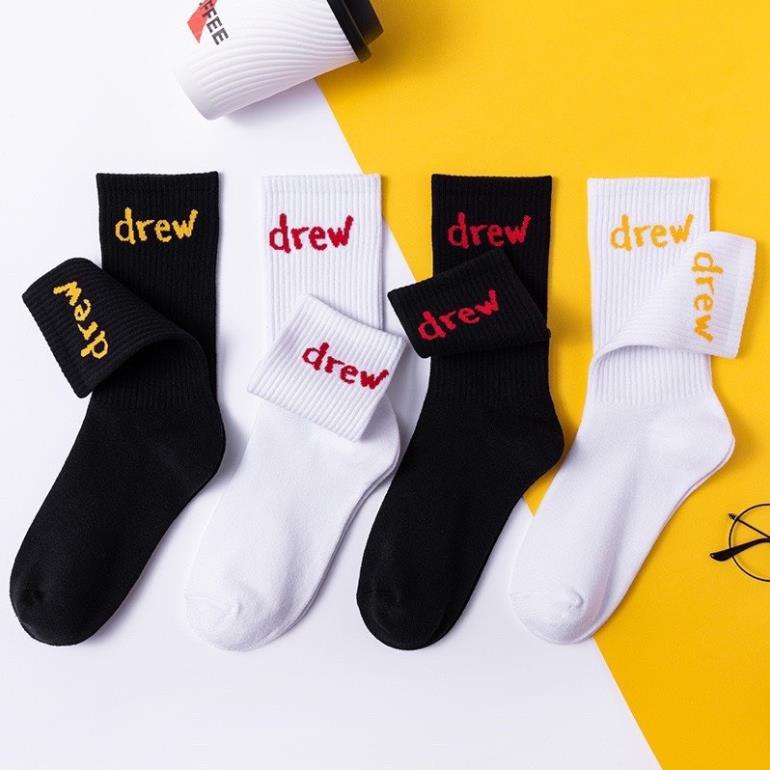 Tất Drew mặt cười cổ cao - Tất vớ cao cổ Drew House nam nữ - Hàng cao cấp. Nike,Adidas,Champion,Jordan,Supreme,MLB,Vans.