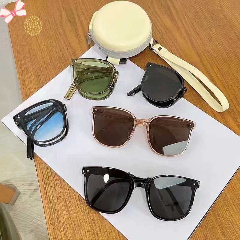 Kính Mát Phân Cực Dạng Gập Phong Cách Vintage Cho Nam / Nữ