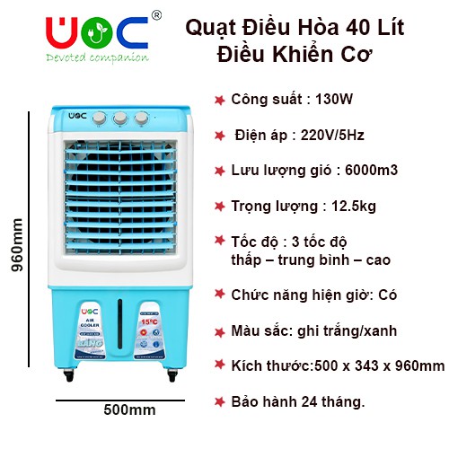 [Giảm giá 60% ✅ FREESHIP Toàn Quốc]Quạt điều hòa Giá rẻ UOC