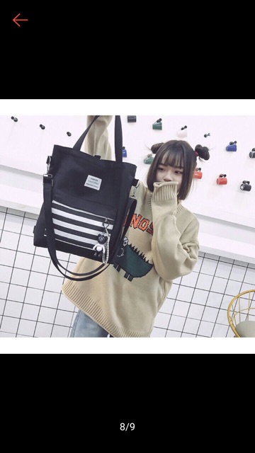 Túi tote kẻ