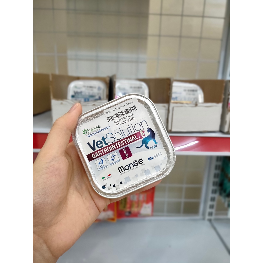 100g - Pate Monge VetSolution hàng nhập Ý cho Mèo - Monge Vet Solution