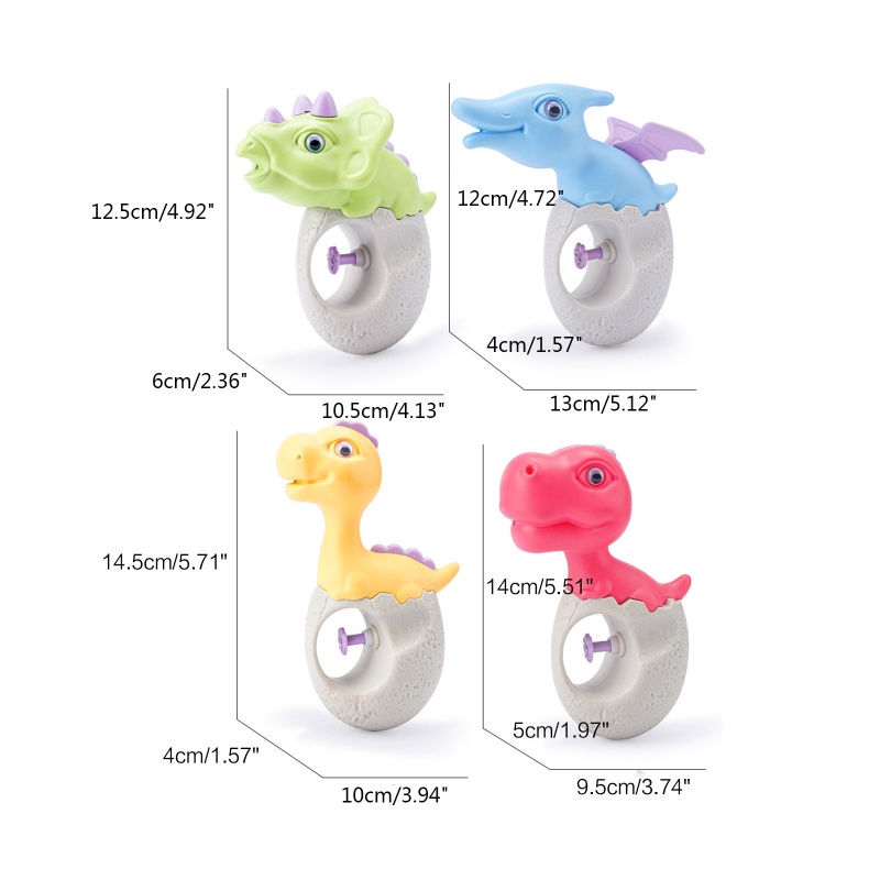 Súng Nước Đồ Chơi Hình Khủng Long Dễ Thương Dành Cho Bé