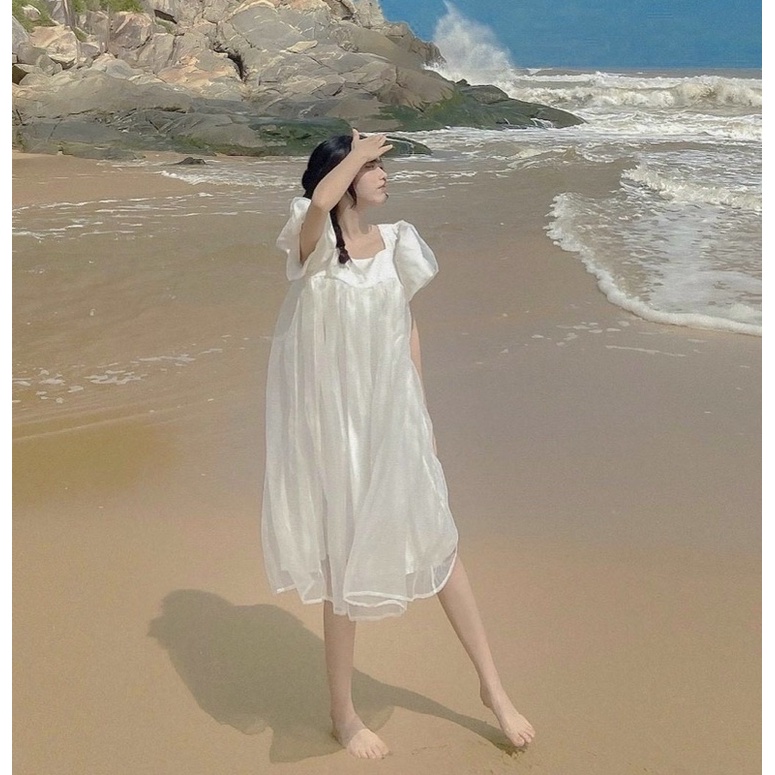ĐẦM BABYDOLL TAY PHỒNG