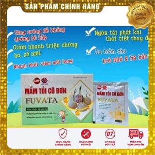 Mầm Tỏi FUVATA - Hỗ Trợ Giảm Triệu Chứng Sổ Mũi, Ho Do Cảm Cúm , Cảm Lạnh