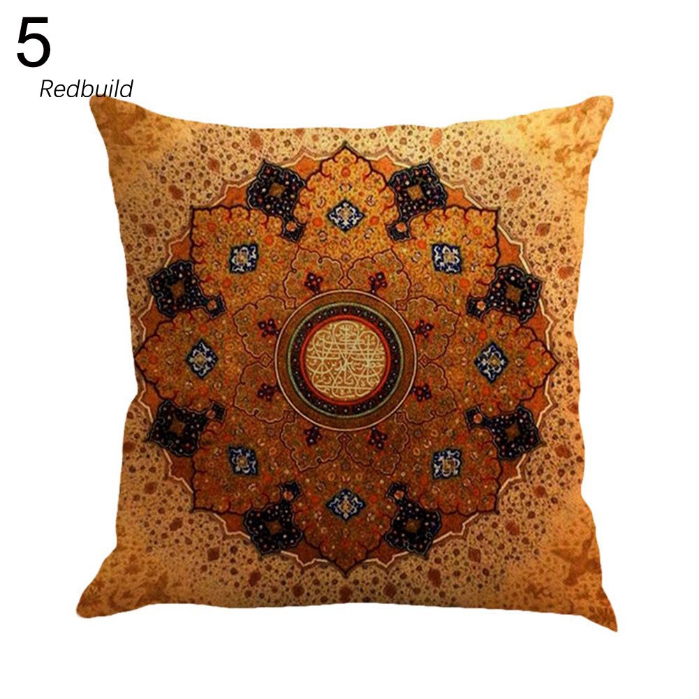 Bohemian Style Square Throw Pillow Protector Case Cushion Cover Bedding Articles