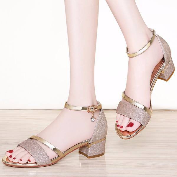 Giày cao gót nữ big size cao 3cm 40 41 42 43 44