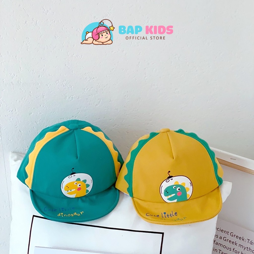 Mũ Cho Bé BAPKIDS Mũ Cho Bé Hình Khủng Long Siêu Dễ Thương Cho Bé 10-24 Tháng Tuổi