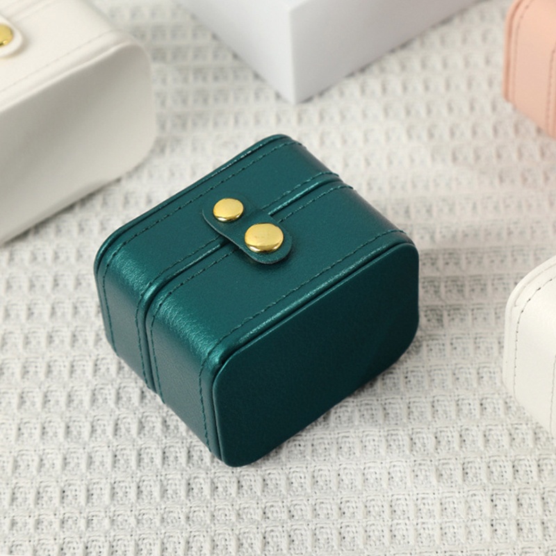 Hộp Đựng Trang Sức Bằng Da PU Thiết Kế Nhỏ Gọn Tiện Lợi Dành Cho Đi Du Lịch