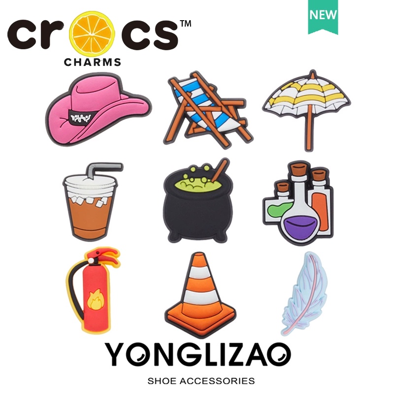 Phụ Kiện Trang Trí Giày crocs Họa Tiết Hoa Thời Trang DIY