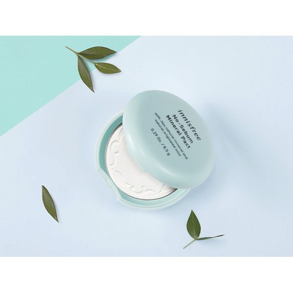 Phấn phủ nén kiềm dầu Innisfree no sebum mineral pact 8.5g