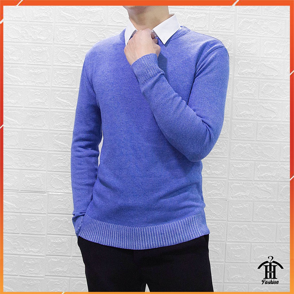 Áo len cổ tròn kiểu dáng hàn quốc ôm dáng trẻ trung ấm áp AL119 | BigBuy360 - bigbuy360.vn