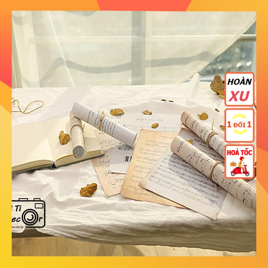 Set bản nhạc, sheet nhạc decor chụp ảnh, trang trí nhà cửa, cửa hàng