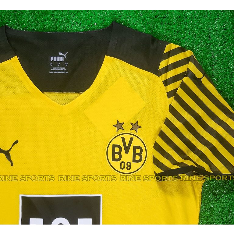 Bộ áo bóng đá Dortmund vàng Super player bodyfix Thailand mùa giải 2021-2022