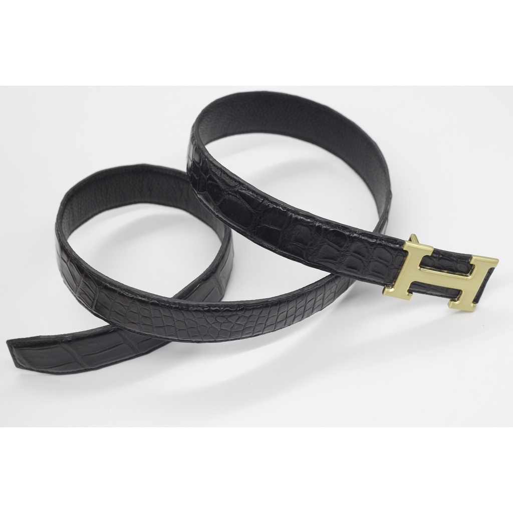 Dây lưng dây nịt da cá sấu, Thắt lưng Nam da cá sấu thật Cao Cấp Kèm Mặt Khóa Xịn Sang Trọng, Sản Phẩm BH 12 Tháng