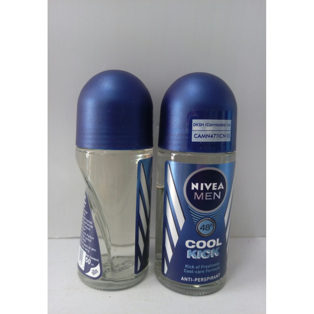 Lăn khử mùi Nivea Men Cool Kick Thái Lan 50ml