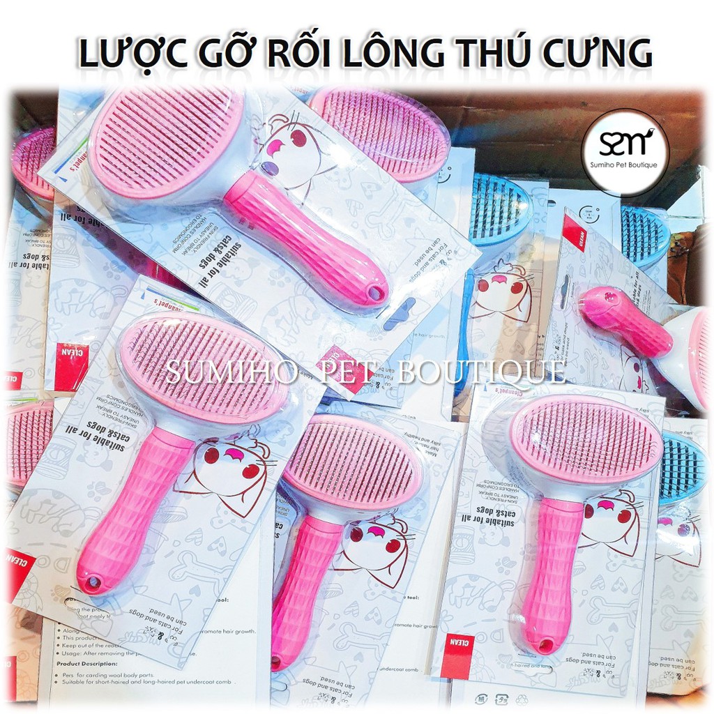 Lược chải và gỡ rối lông cho chó mèo - Lược chải bông lông