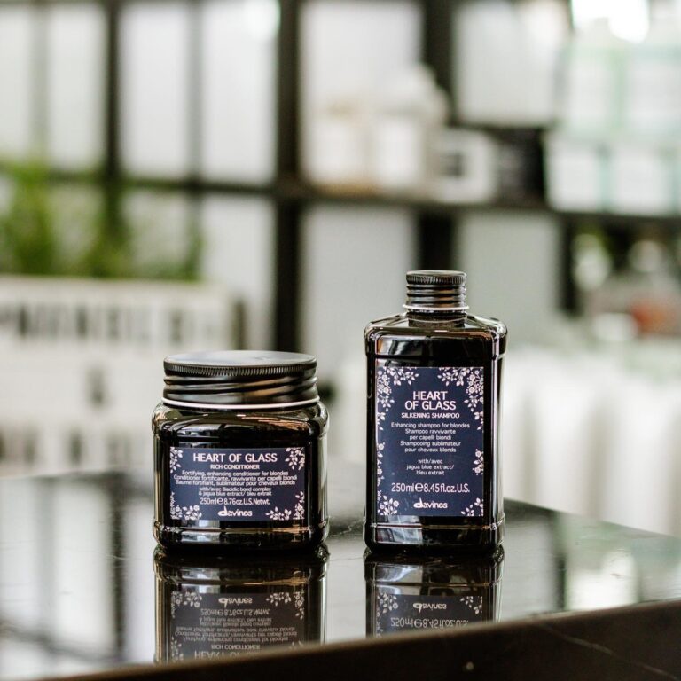 Dầu Gội và Dầu Xả dành cho tóc tẩy nhuộm 250ml | Davines Heart Of Glass Shampoo | Davines Heart Of Glass Conditioner